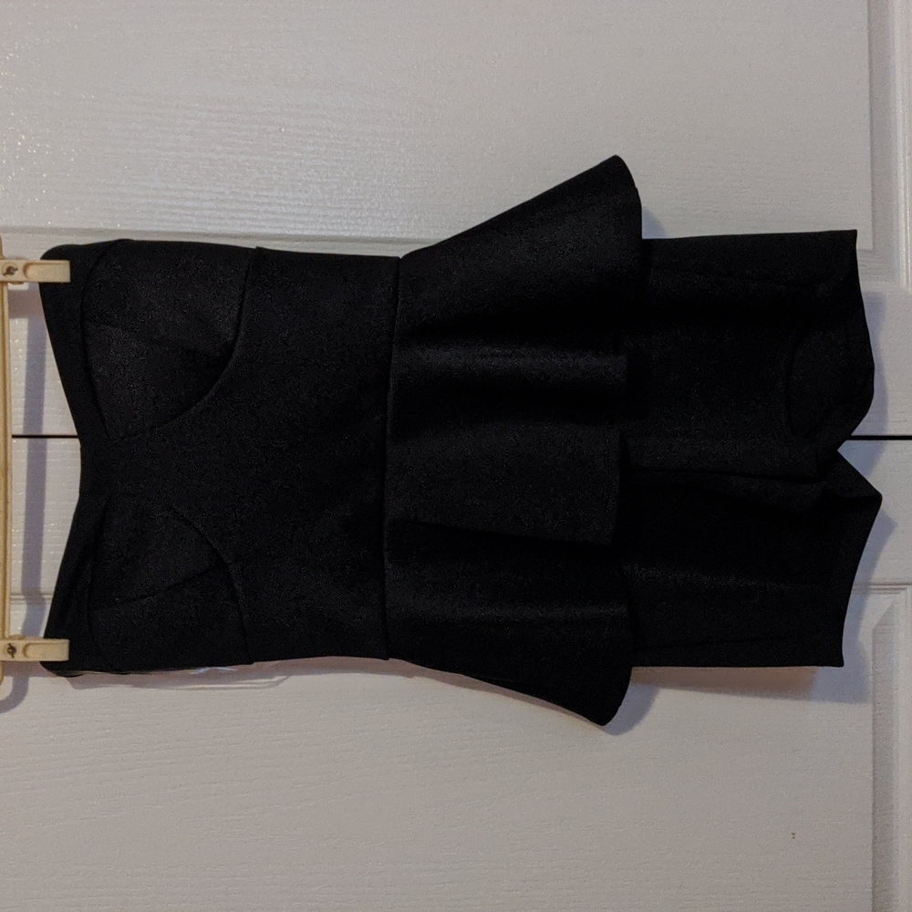 UK2LA Strapless Peplum Romper Dress